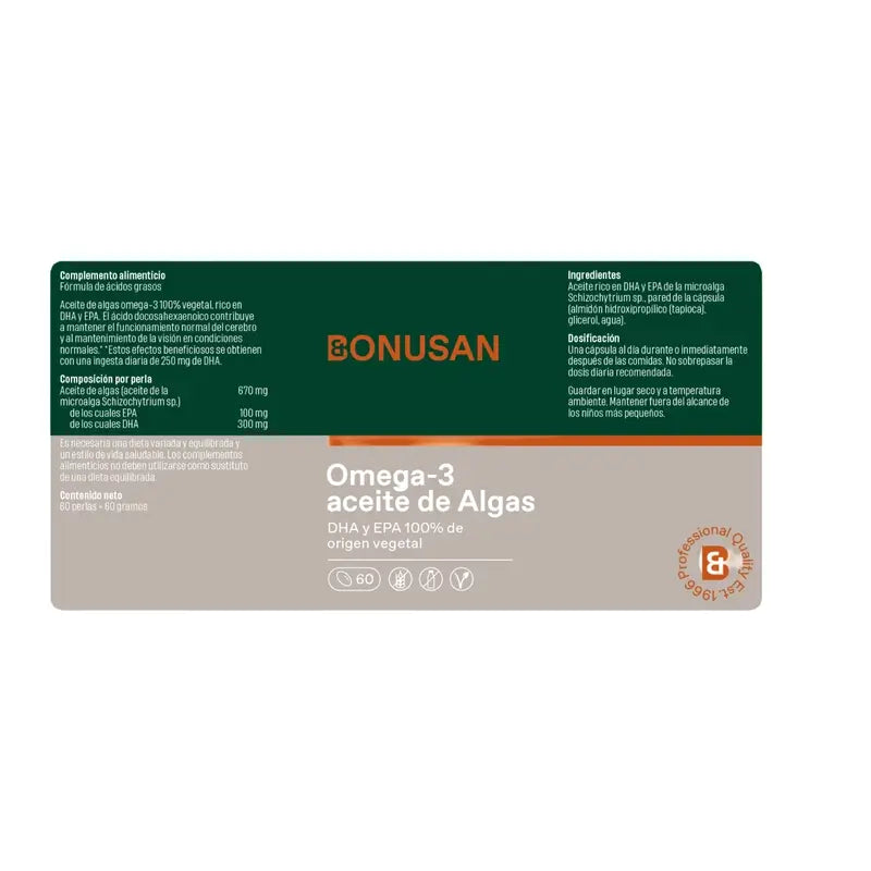 Bonusan Omega-3-leväöljy, 60 kapselia