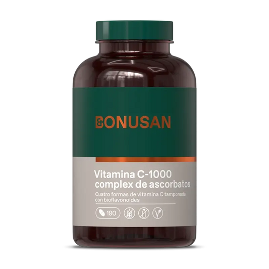 Bonusan Vitamin C-1000 Ascorbate Complex, 180 Tablets