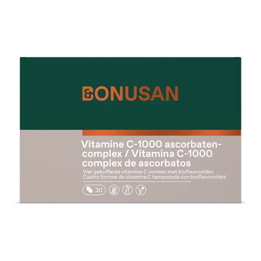 Bonusan Vitamin C-1000 Ascorbate Complex , 30 tablets