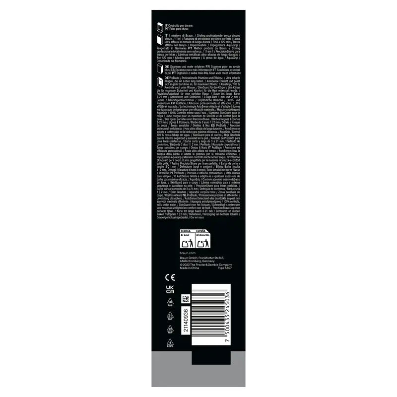 Braun Styler Mgk Aio 7540 musta/sininen 