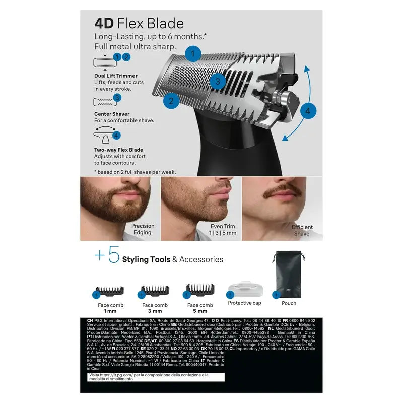 Braun Series X Xt3100  partatrimmeri