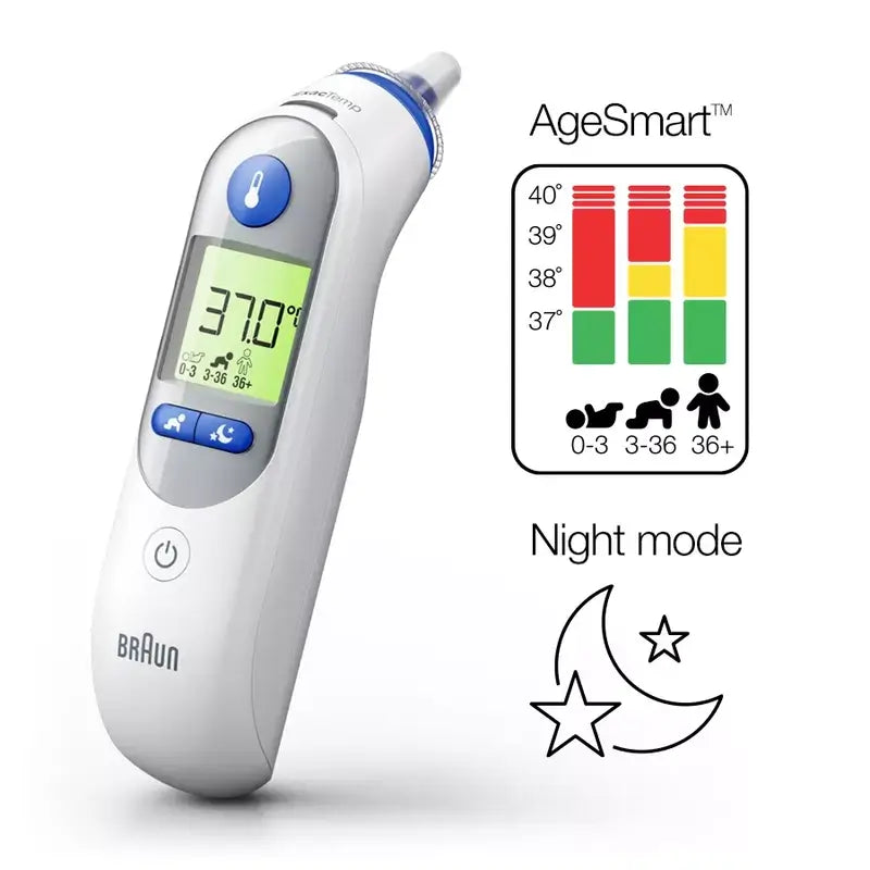 Braun Thermosacan 7 -lämpömittari, malli Irt6525, 1 kpl