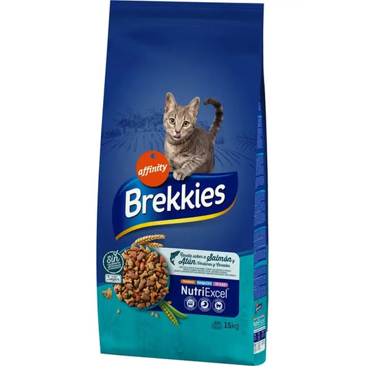 Brekkies kissanruoka, lohiresepti, 15 kg