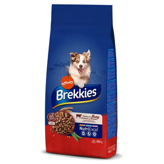 Brekkies Dog Beef -koiranruoka, 20 kg