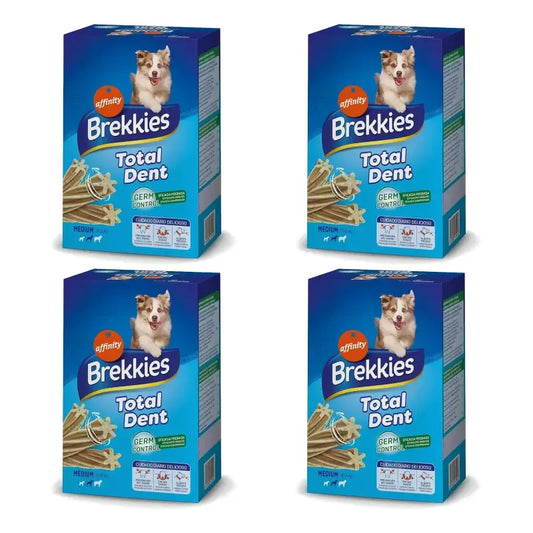 Brekkies Total Dent Medium, 180 g, 4 kpl:n pakkaus