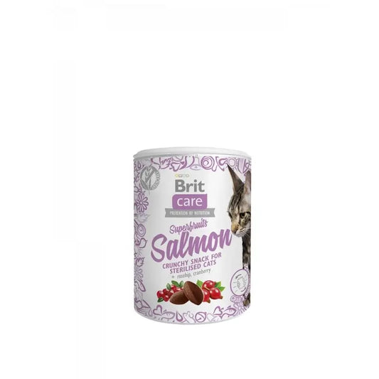 Brit Care Cat Snack Sf Lohi 6 x 100 grammaa