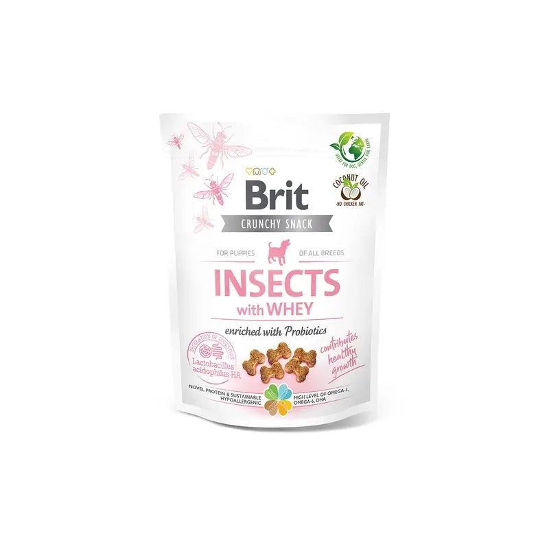 Brit Care Dog Crunchy Insect Puppy 6 x 200 grammaa