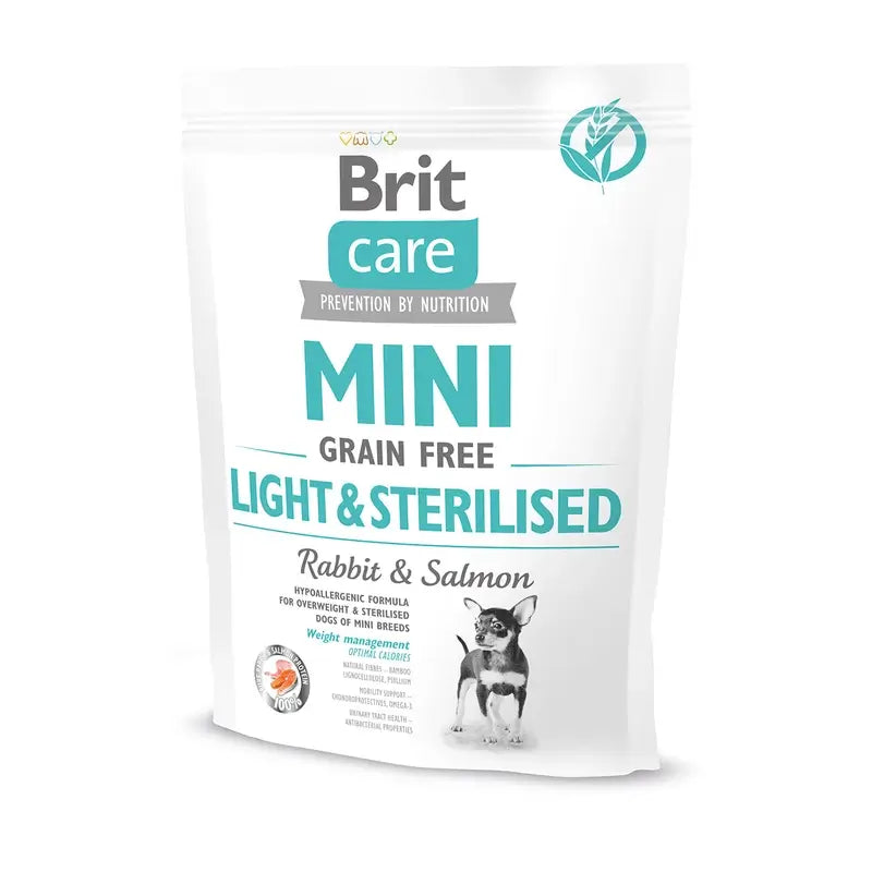 Brit Care Dog Mini Grain Free Light Sterilized 400 grammaa