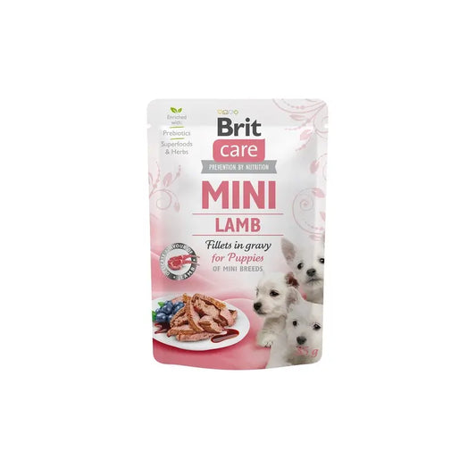 Brit Care Dog Mini Puppy Lamb Pouch 24 x 85 grammaa
