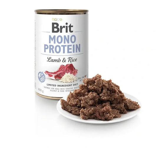 Brit Care Mono Protein Lammas ja riisi 6 x 400 g