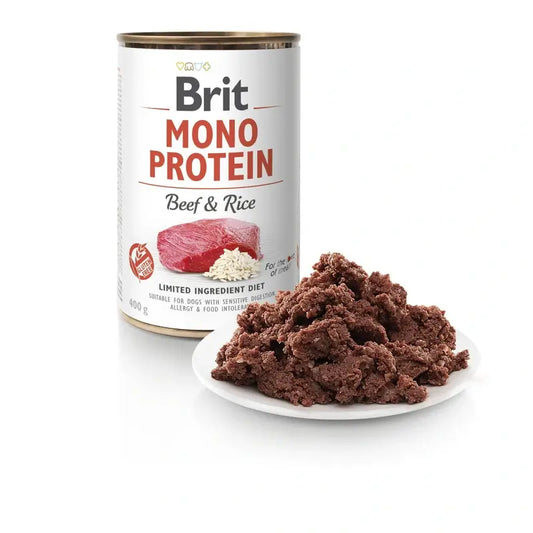 Brit Care Mono Protein Naudanliha ja riisi 6 x 400 g