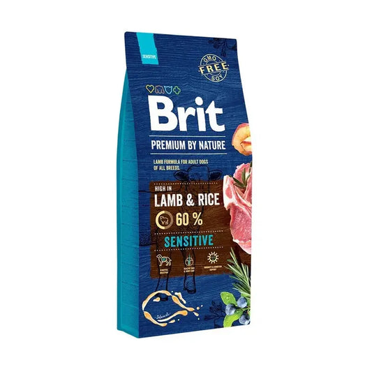 Brit Premium Dog Nature Sensitive -lammas 15 kiloa