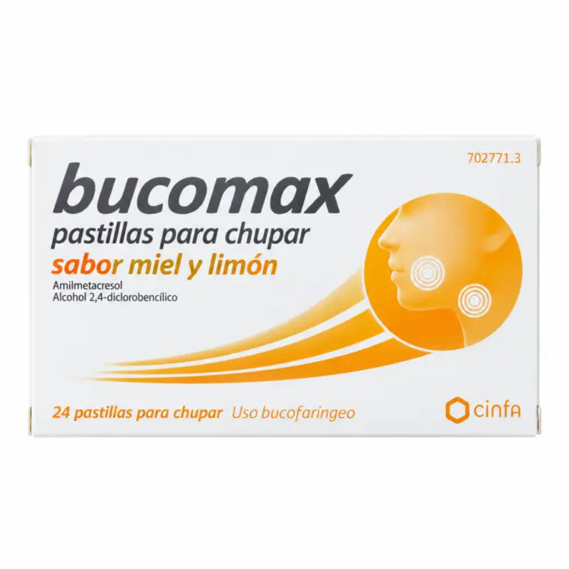Bucomax, hunaja- ja sitruunamaku, 24 imeskelytablettia