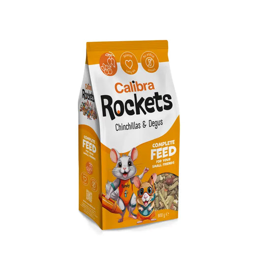 Calibra Rockets -chinchillat ja degut 900 g 