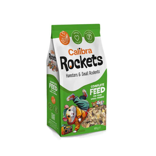 Calibra Rockets -hamsterit ja pienet jyrsijät 900 g 