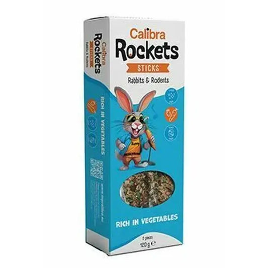 Calibra Rockets Sticks - kanit ja jyrsijät – vihannekset 120 g 