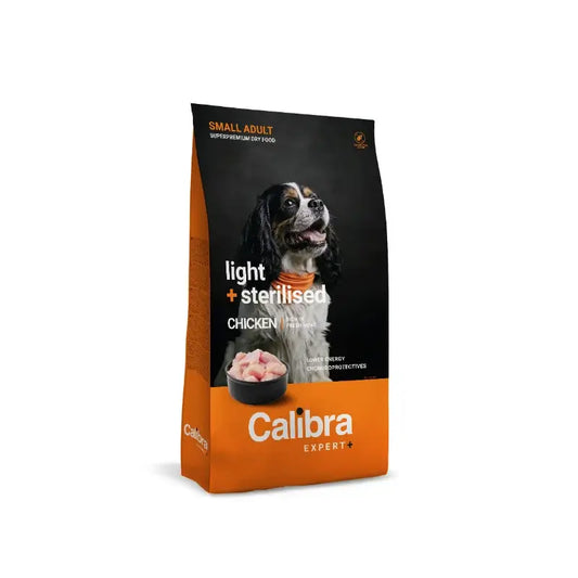 Calibra Dog Expert+ Adult Small Light&Steril Kana-koiranruoka 400 g 