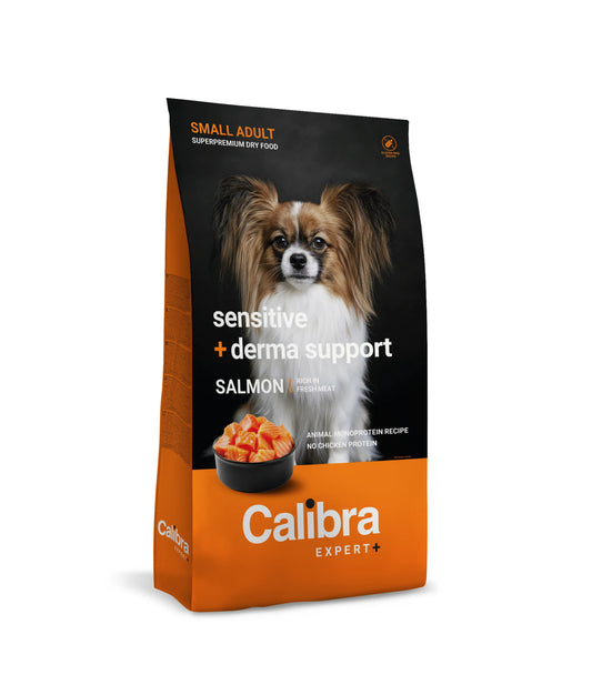 Calibra Dog Expert+ Adult Small Sensi.&Derma Supp. Kuivaruoka 1,5 kg
