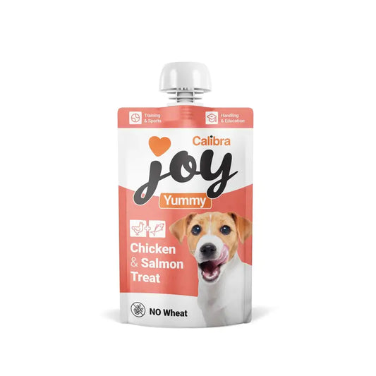 Calibra Joy Dog Yummy Kana ja lohi 12 x 100 g 