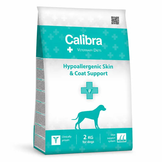 Calibra Vet Diet Dog Hypoallergenic Skin Coat Support -kuivaruoka 2 kg