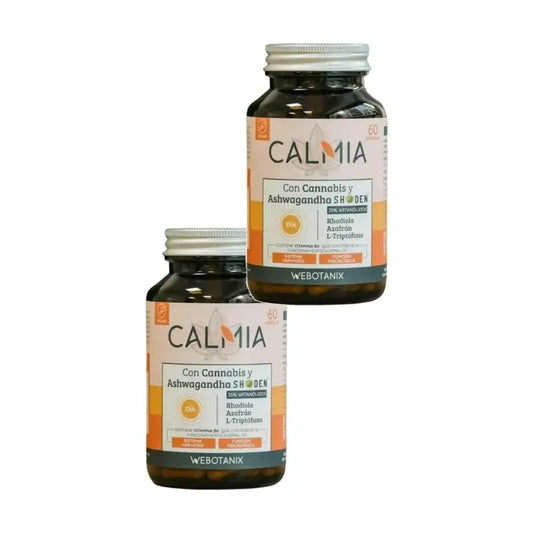 Calmia Webotanix Día, 2 x 60 kapselin pakkaus