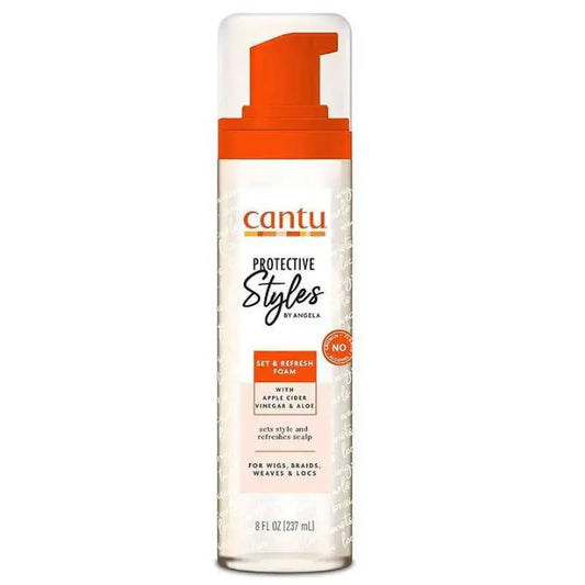 Cantu Protective Style Set & Refresh -vaahto 237 ml 