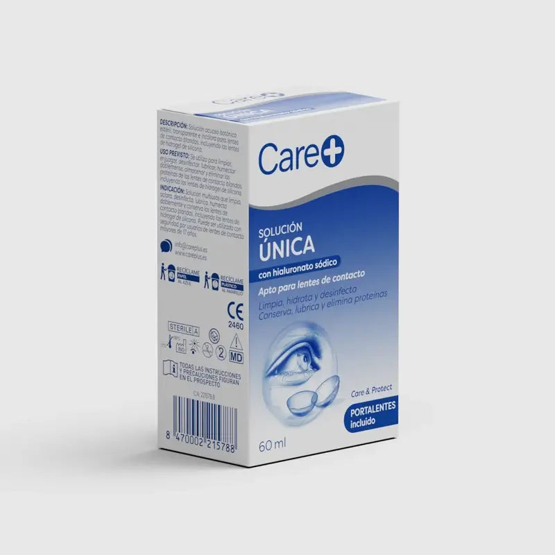 Care+ piilolinssien huuhteluneste, 60 ml