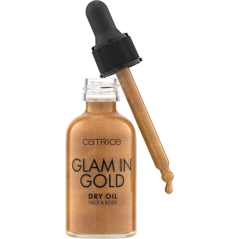 Catrice Glam In Gold 010 -kuivausöljy, 30 ml