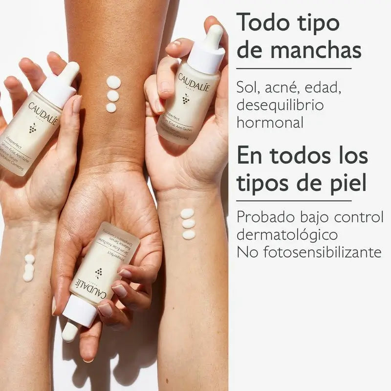 Caudalie Vinoperfect -seerumi, joka antaa hehkua ja torjuu pigmenttimuutoksia, 30 ml