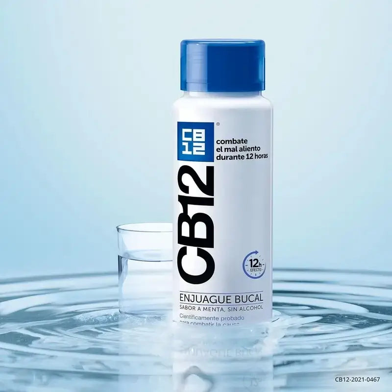CB12 Mint -suuvesi pahanhajuista hengitystä vastaan, mintunmakuinen, 250 ml