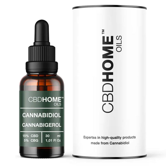 Cbd Home CBD-öljy 15 % + CBG 5 %, 30 ml