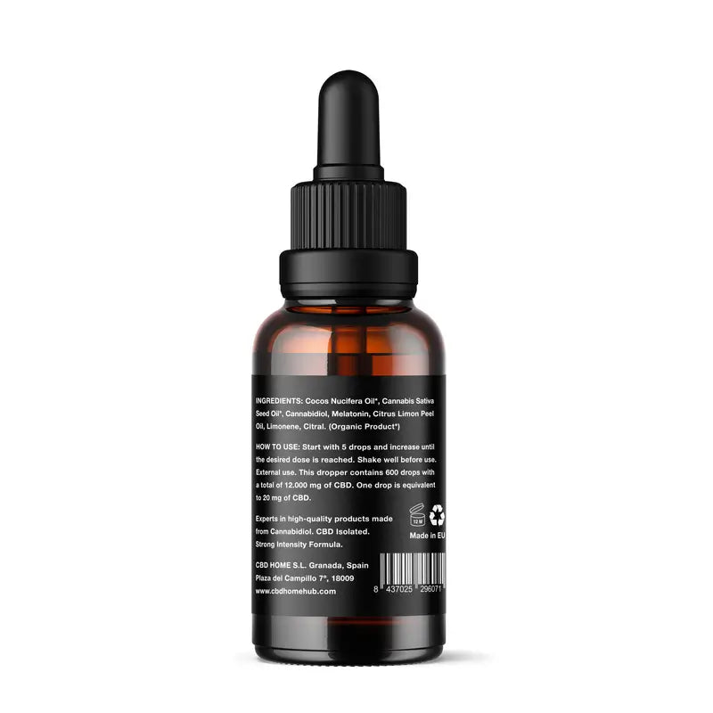 CBD Home CBD-öljy 40 % ja melatoniinia, 30 ml