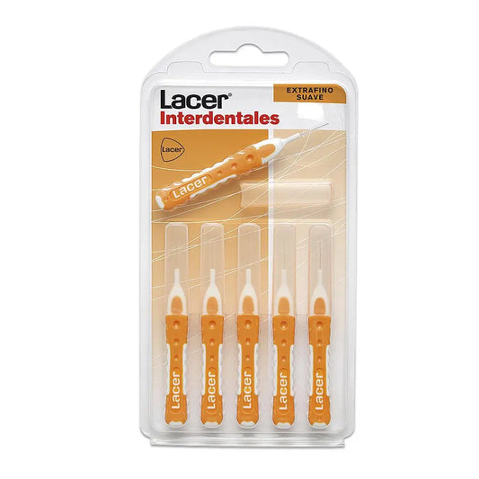 Lacer Interdental Brush Extrafine Soft Interdental Brush Straight 6 pieces