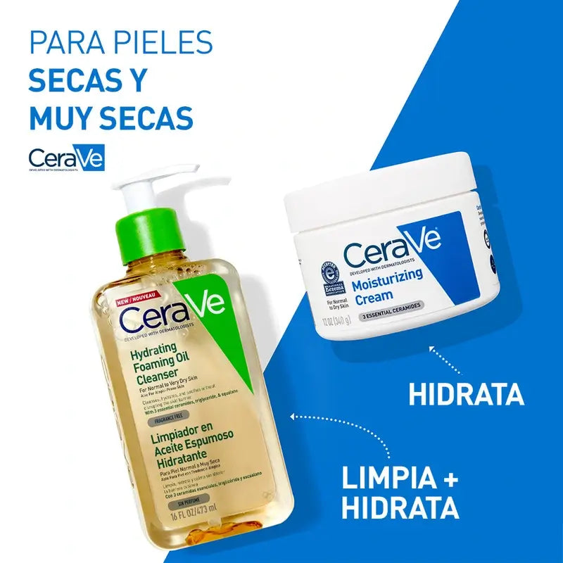 CeraVe kosteuttava vaahtoava puhdistusöljy, 473 ml
