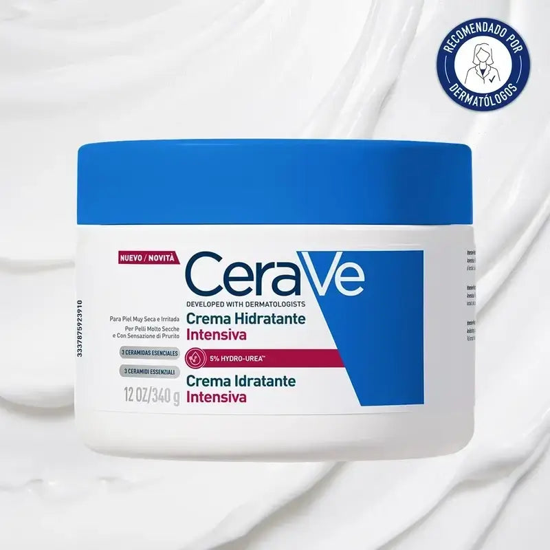 Cerave intensiivinen kosteusvoide, 5 % hydro-ureaa, 2 x 340 g:n pakkaus