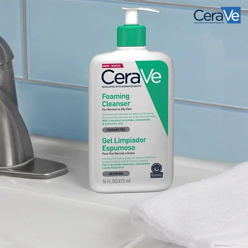 CeraVe vaahtoava puhdistusgeeli, 473 ml