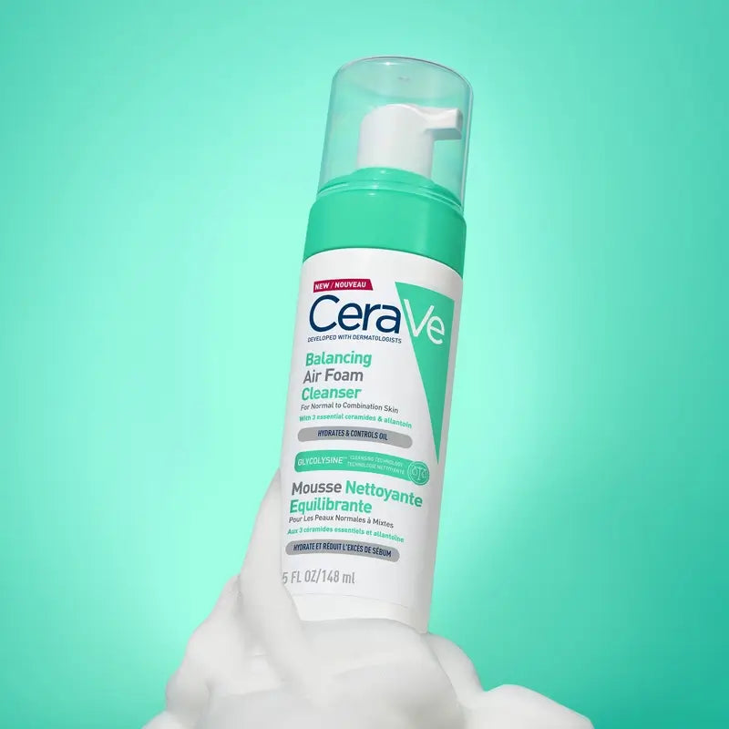 CeraVe Air Foam -puhdistusvaahde, joka palauttaa ihon tasapainon, 148 ml