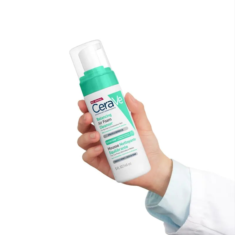 CeraVe Air Foam -puhdistusvaahde, joka palauttaa ihon tasapainon, 148 ml