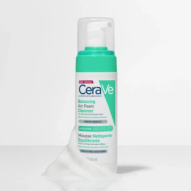 CeraVe Air Foam -puhdistusvaahde, joka palauttaa ihon tasapainon, 148 ml