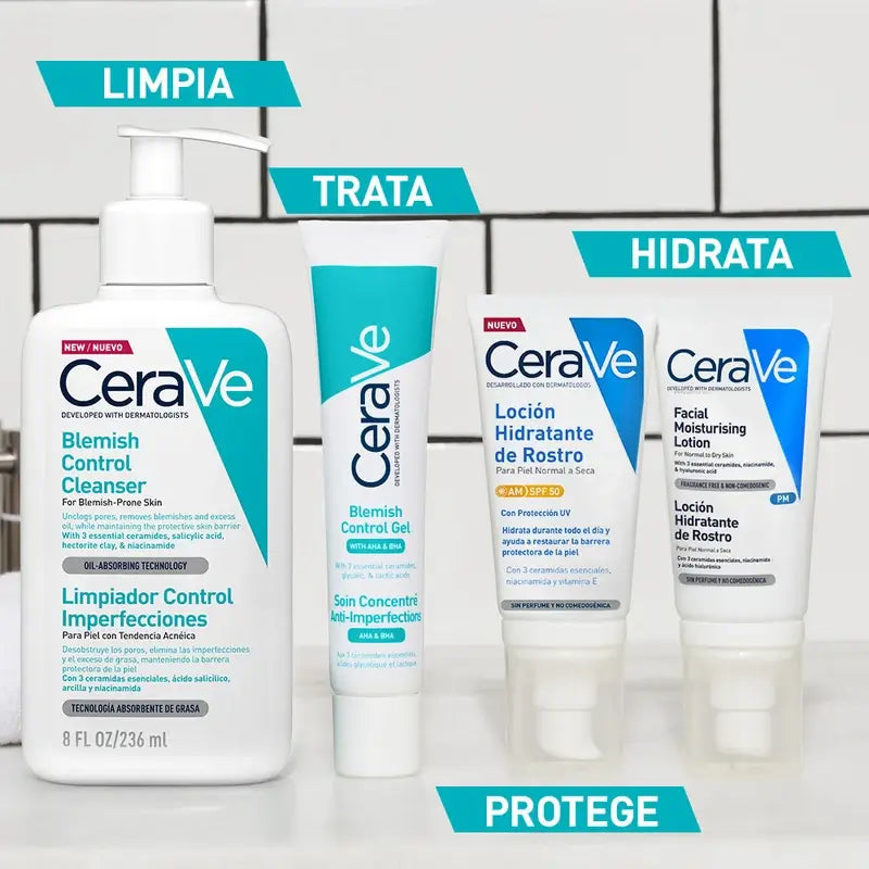 CeraVe - puhdistusaine epäpuhtauksien hallintaan, 236 ml