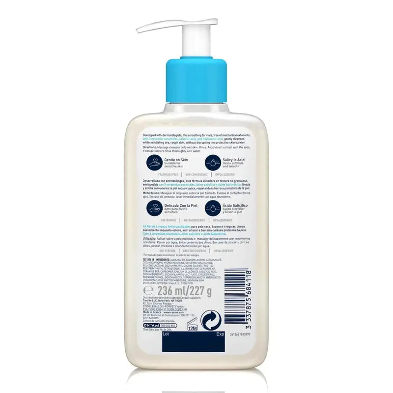 CeraVe ryppyjä ehkäisevä puhdistusaine, 236 ml
