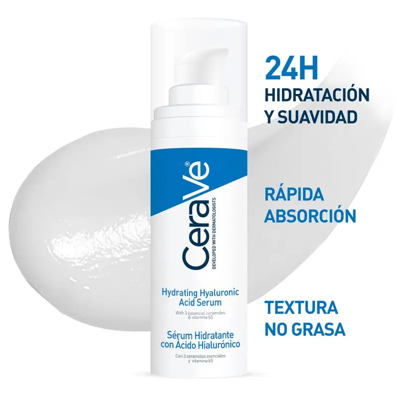 CeraVe hyaluronihappoa sisältävä kosteuttava seerumi, 30 ml