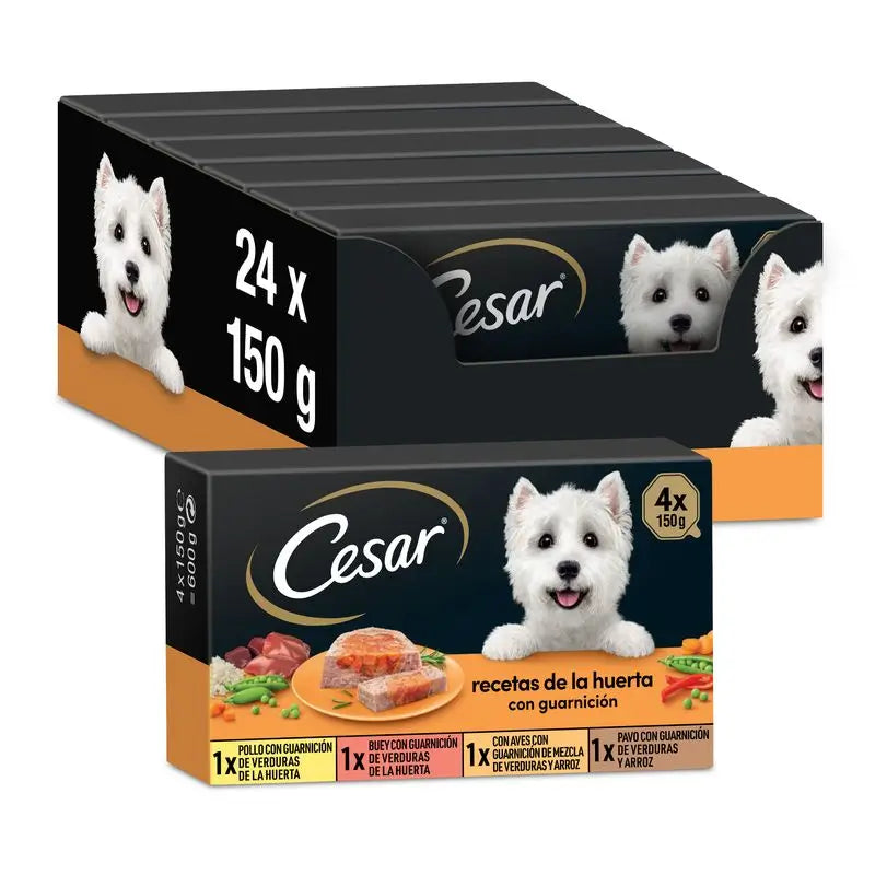 Cesar Multipack - Valikoima puutarhasta, laatikko 6 x 4 x 150 g