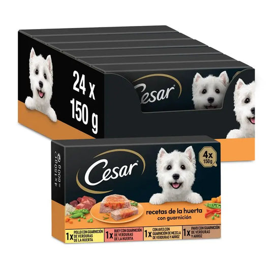 Cesar Multipack - Valikoima puutarhasta, laatikko 6 x 4 x 150 g