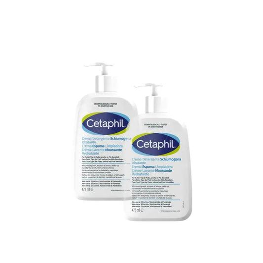Cetaphil vaahtopuhdistusvoide 473 ml, 2 kpl:n pakkaus
