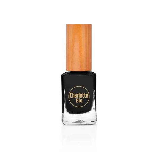 Charlotte Bio Nail Polish Black 10 Ml
