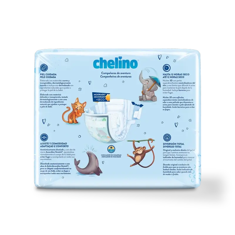 Chelino-vaippa, koko 6 (17–28 kg), 27 kpl