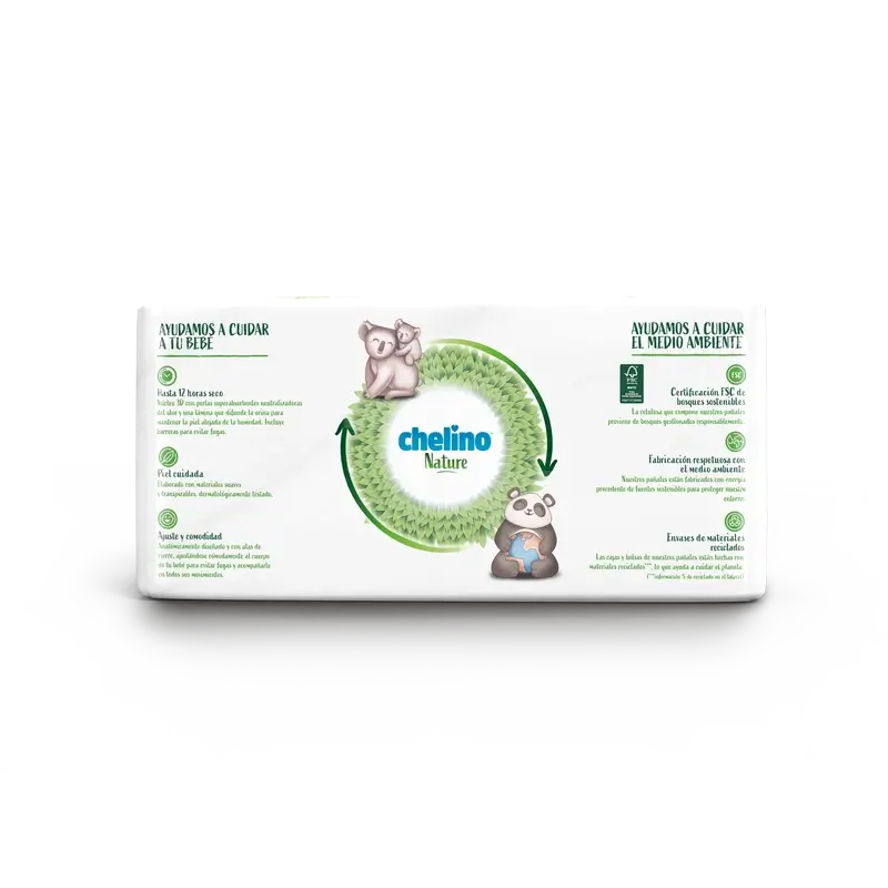 Chelino Nature -vaippa, koko 1 (1–3 kg), 28 kpl