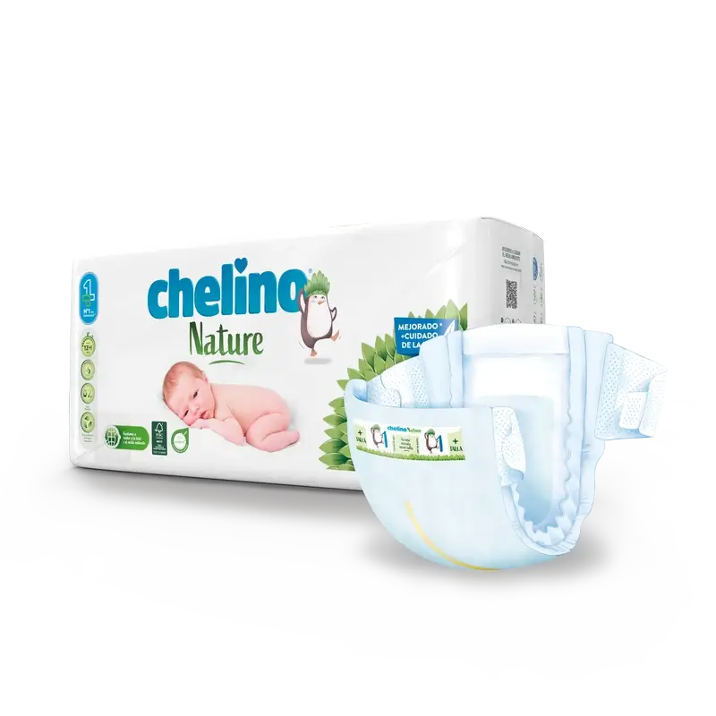 Chelino Nature -vaippa, koko 1 (1–3 kg), 28 kpl