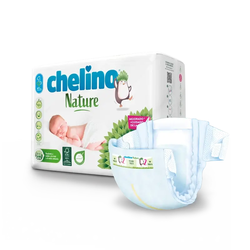 Chelino Nature -vaippa, koko 2 (3–6 kg), 28 kpl